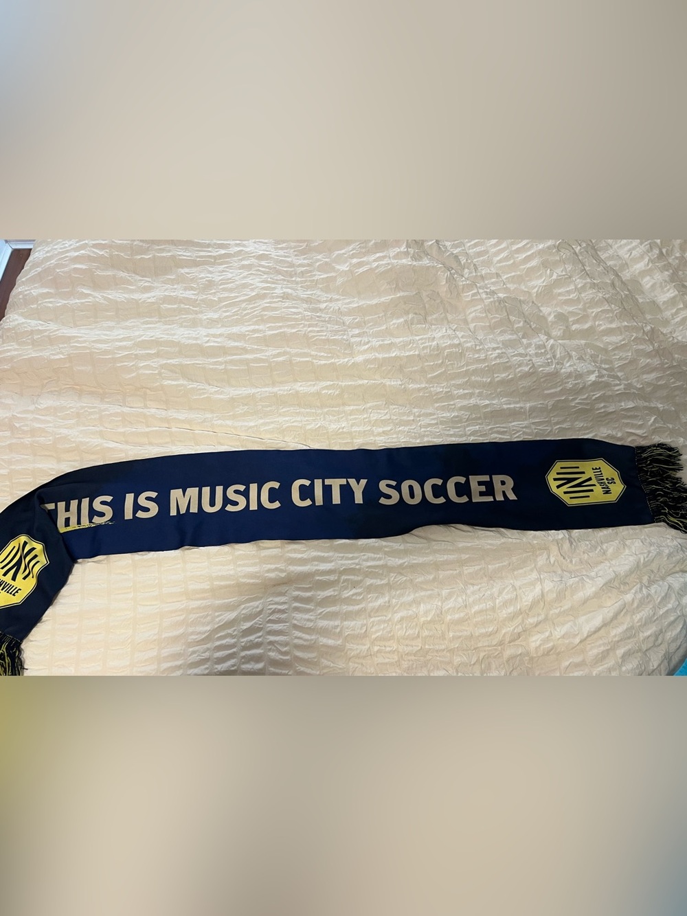 Nashville SC This is Music City Soccer  scarf